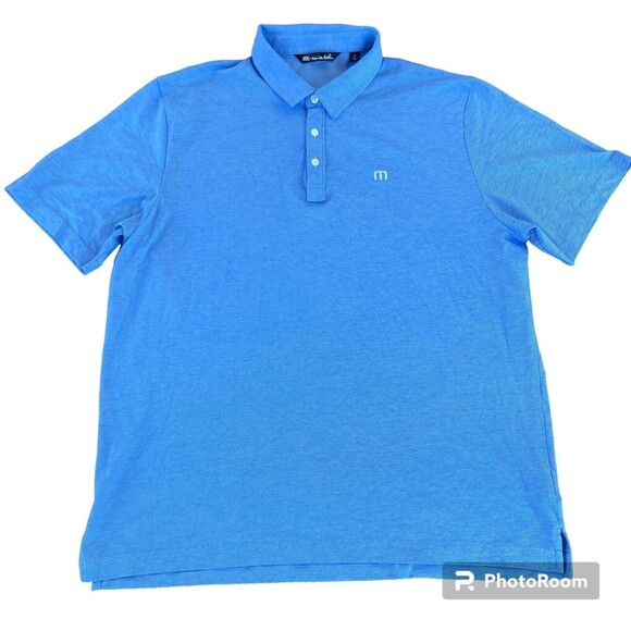 Travis Mathew Other - Travis Mathew Polo Shirt Mens  XL Blue Short Sleeve Golf Performance